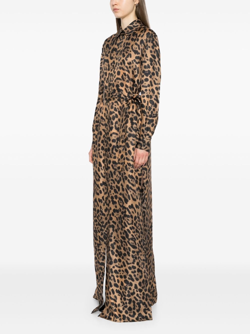 leopard-print dress - 3
