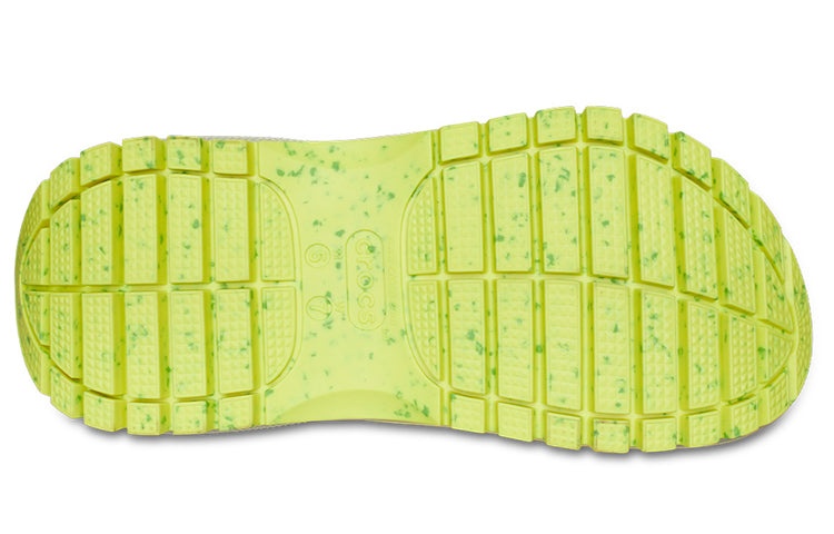 (WMNS) Crocs Classic Crush Clogs 'Fluorescent Green' 207988-76M - 6