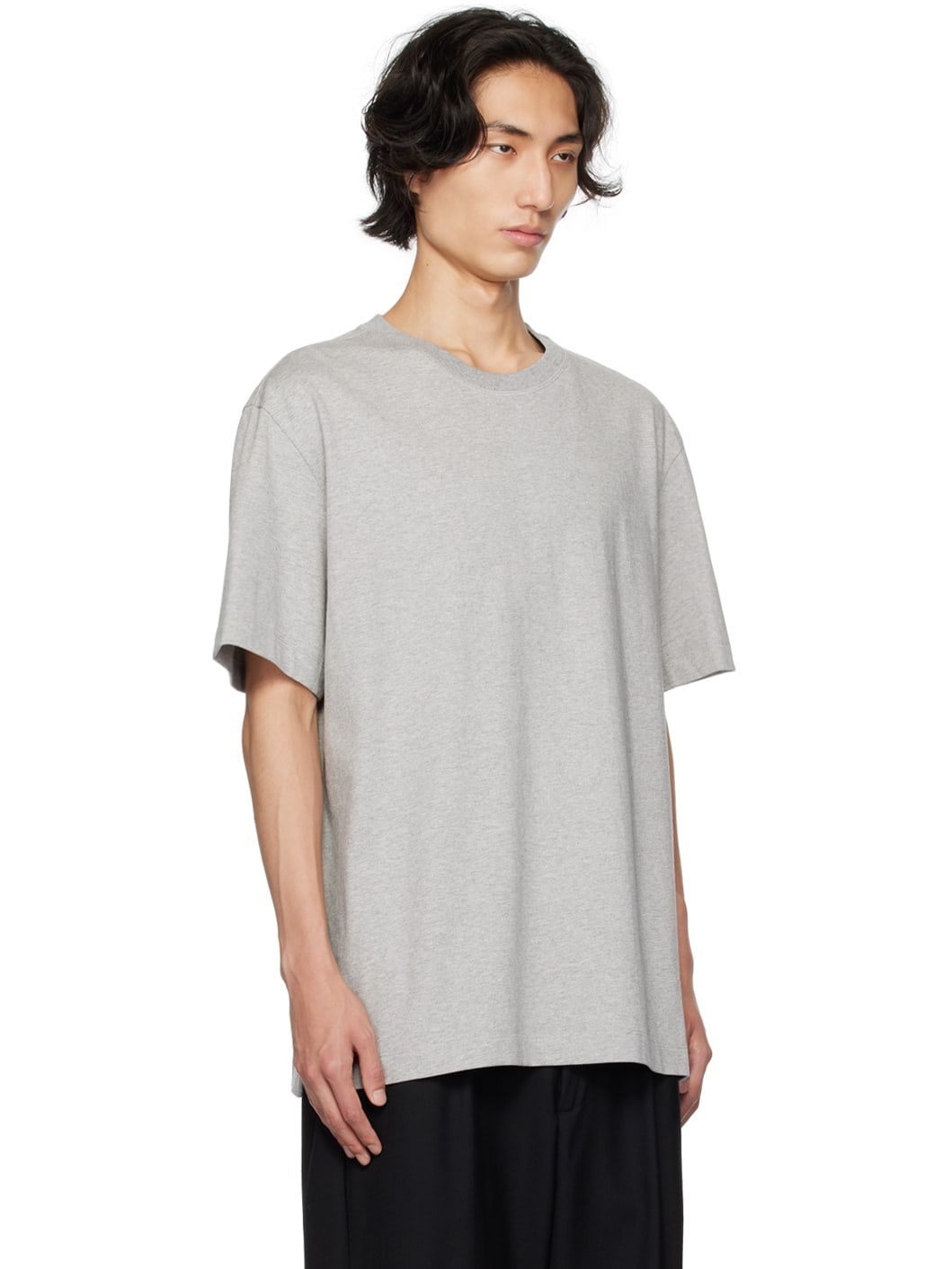 Gray Basic T-Shirt - 2