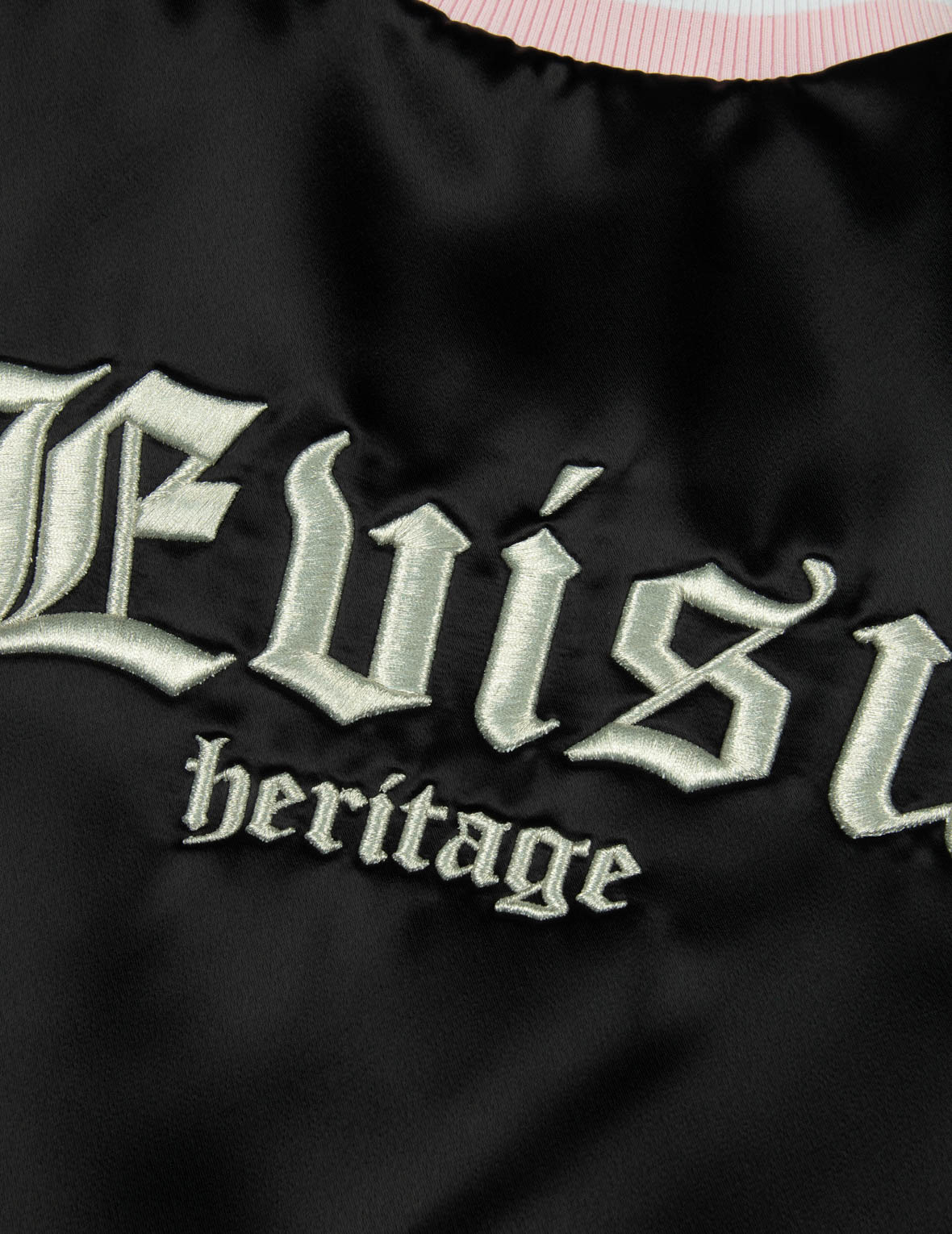 LOGO EMBROIDERY LOOSE FIT SOUVENIR JACKET - 10