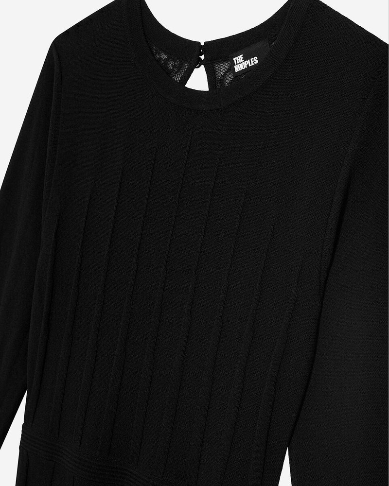 MESH MAXI DRESS WITH BLACK LACE 6
