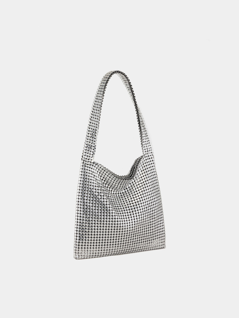 rabanne SILVER PIXEL BAG outlook