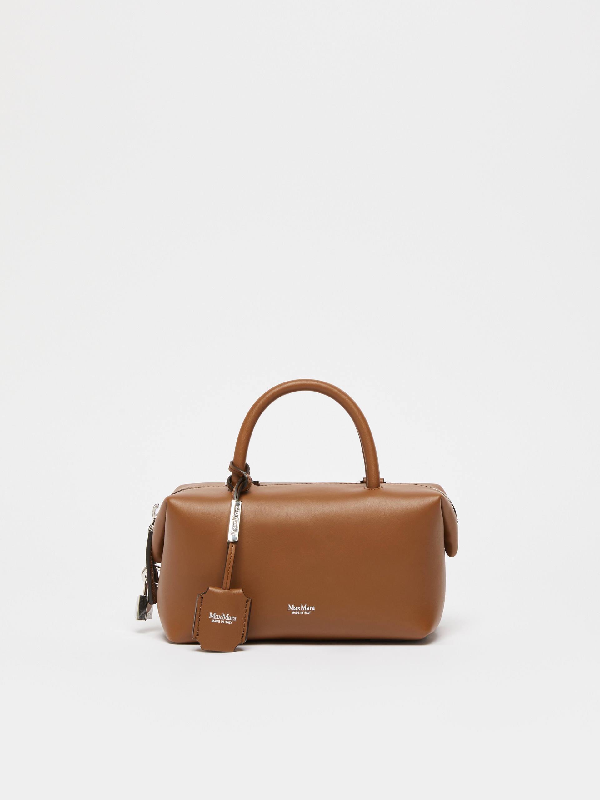 HOLDALLS Small shiny leather satchel bag - 1