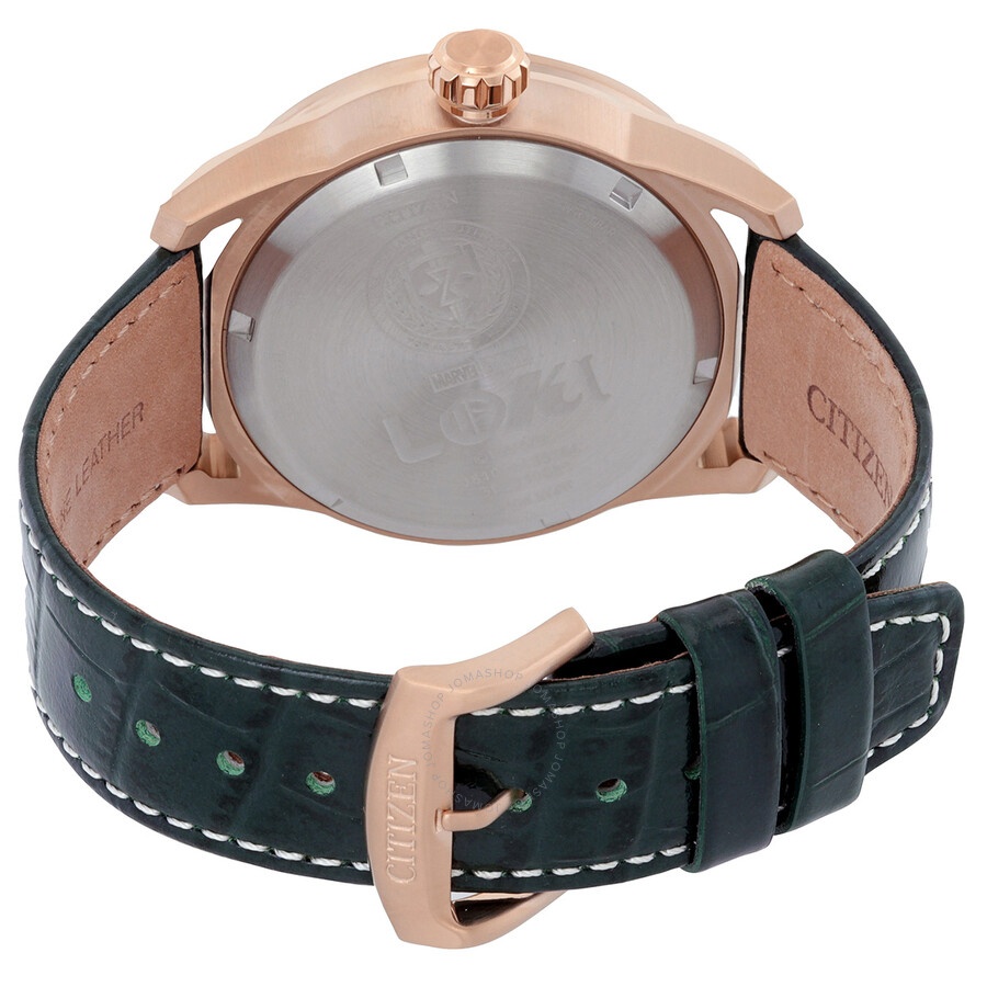 Citizen - Citizen Loki Marvel Green Dial Men's Watch AW1363-06W - 3