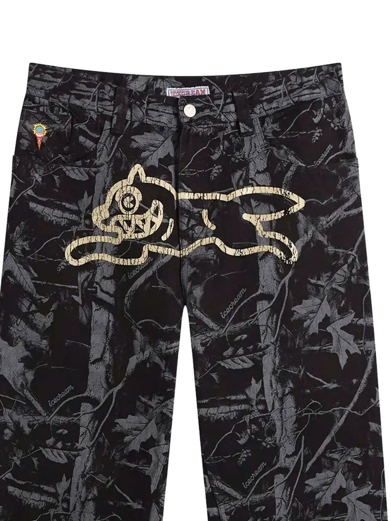 ICECREAM Running Dog Double Scoop denim trousers outlook