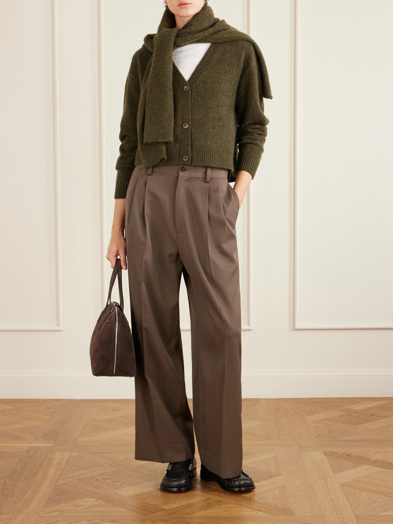 The Elder Statesman Cashmere Cropped Cardigan outlook