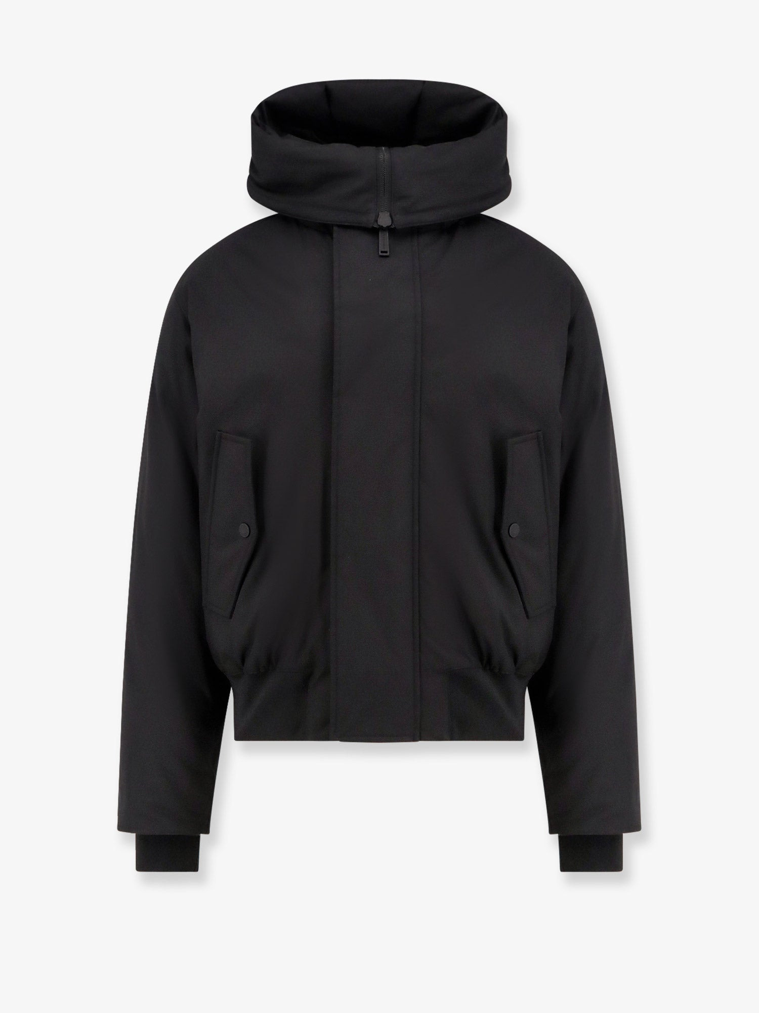 TECHNO DOWN BOMBER NYLON JACKET - 1