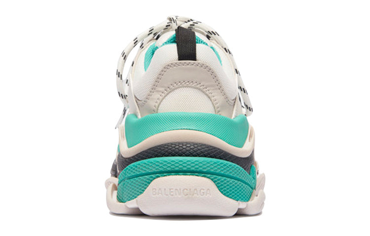 (WMNS) Balenciaga Triple S 'White Green' 2019 524039W09OH3005 - 5