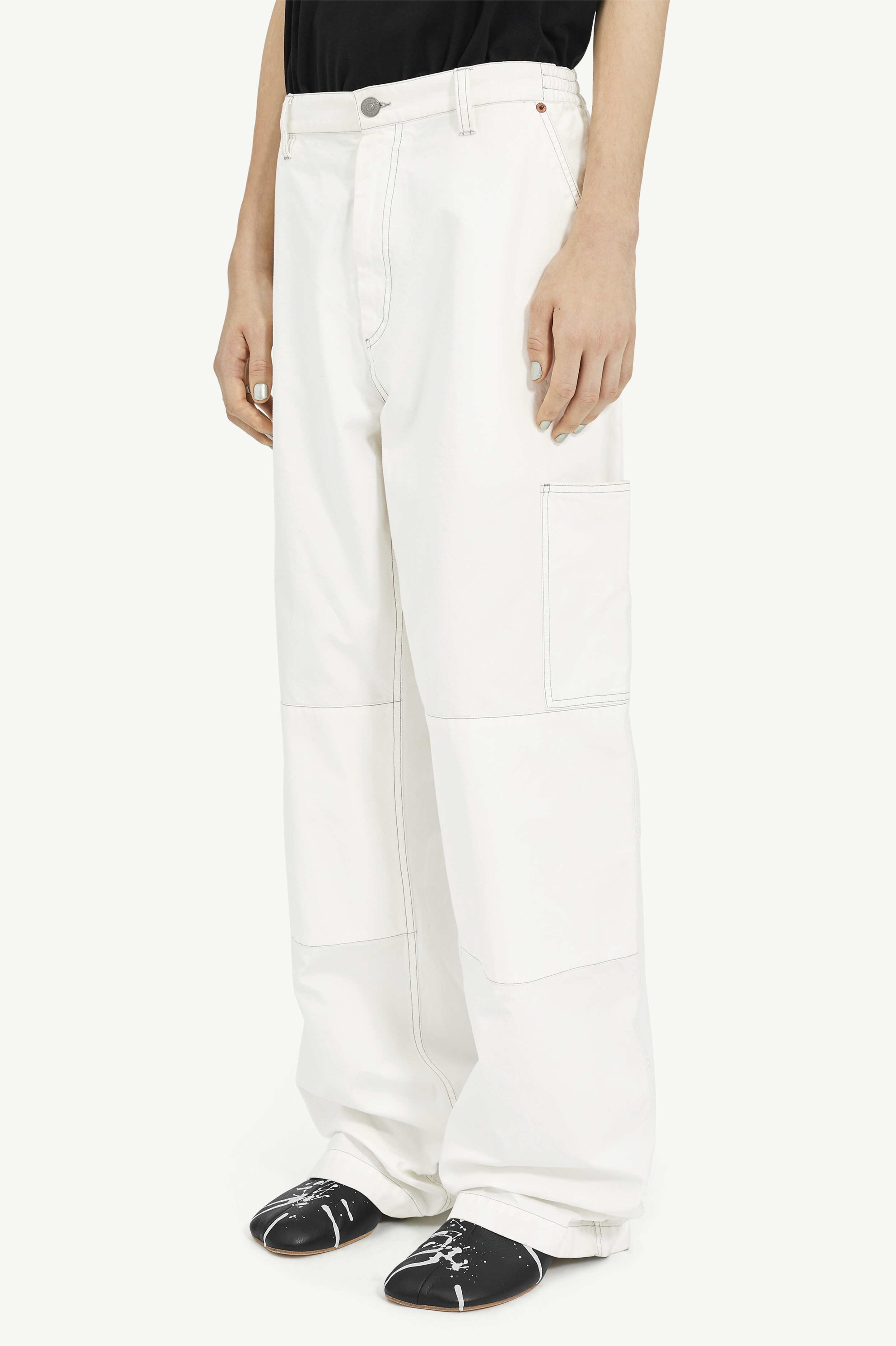 Numeric Signature Cotton Canvas Trousers - 5