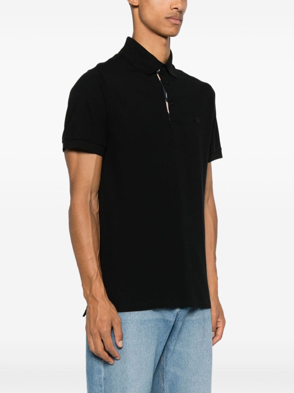 Pegaso-motif polo shirt - 3