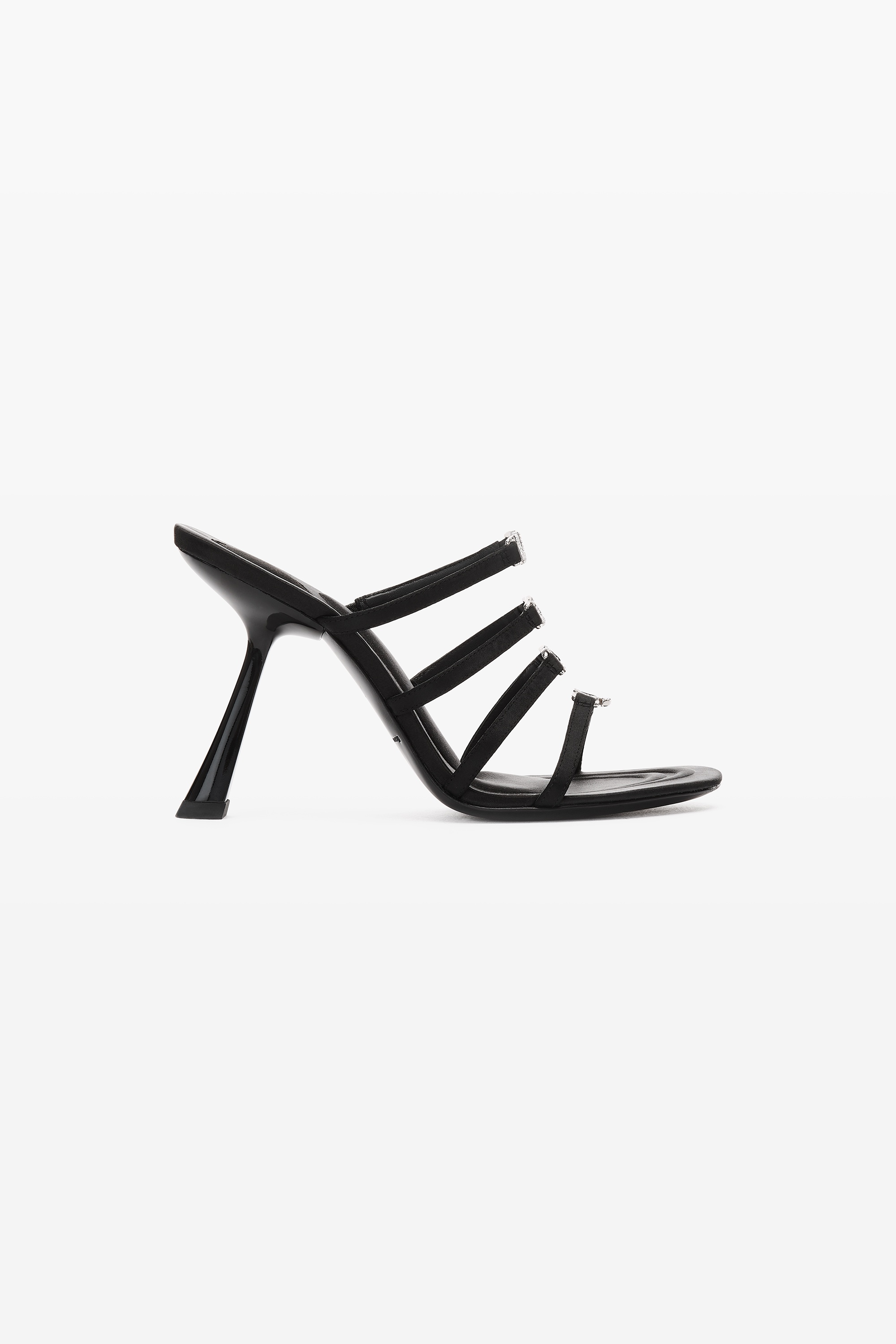 NALA 105 LOGO SANDAL IN SATIN - 1