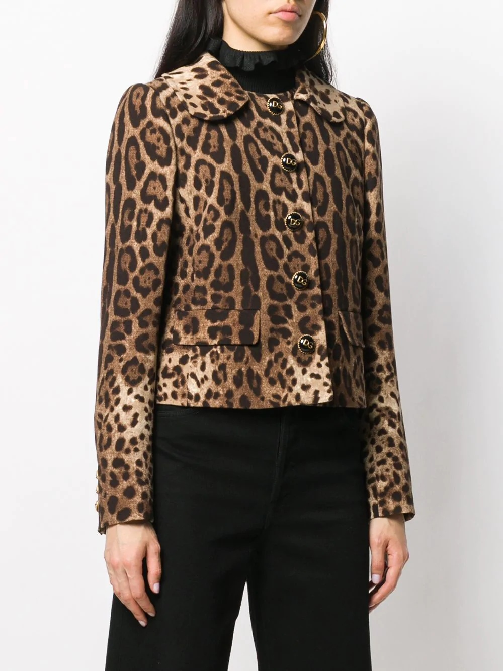 leopard print jacket - 3