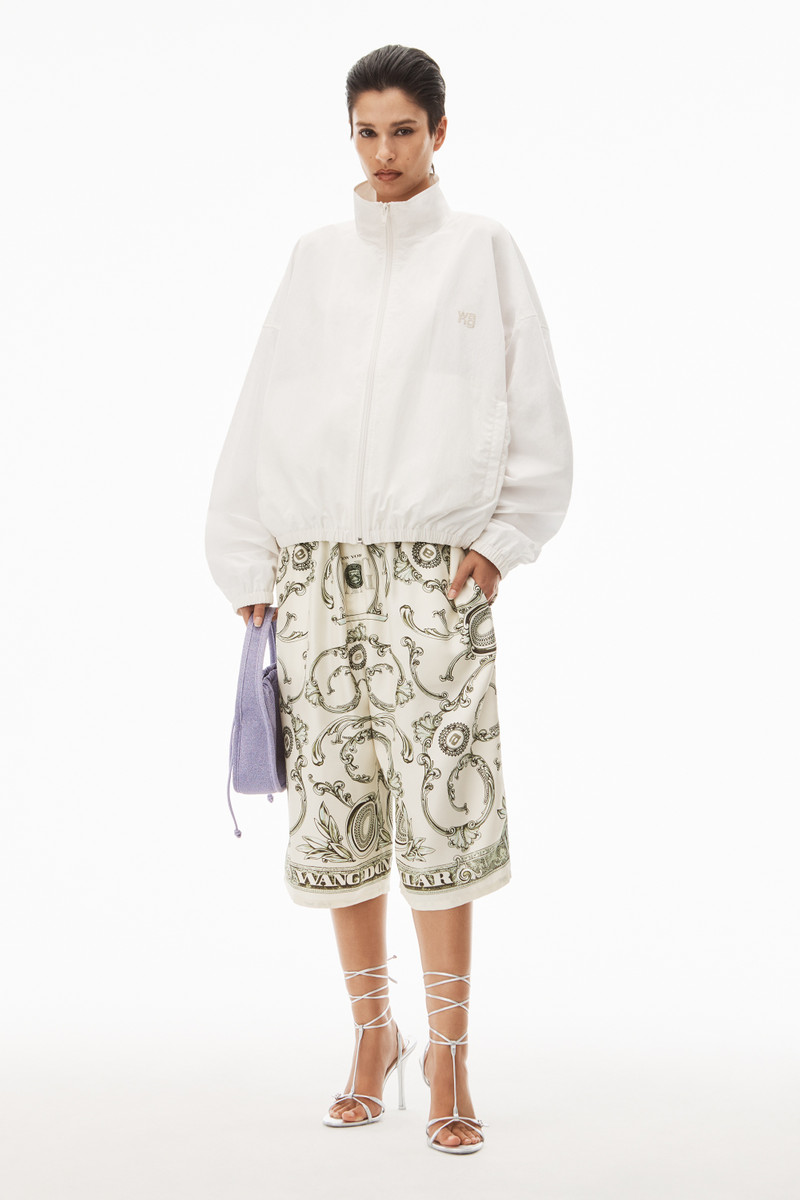 Alexander Wang COACHES TRACK JACKET IN NYLON outlook