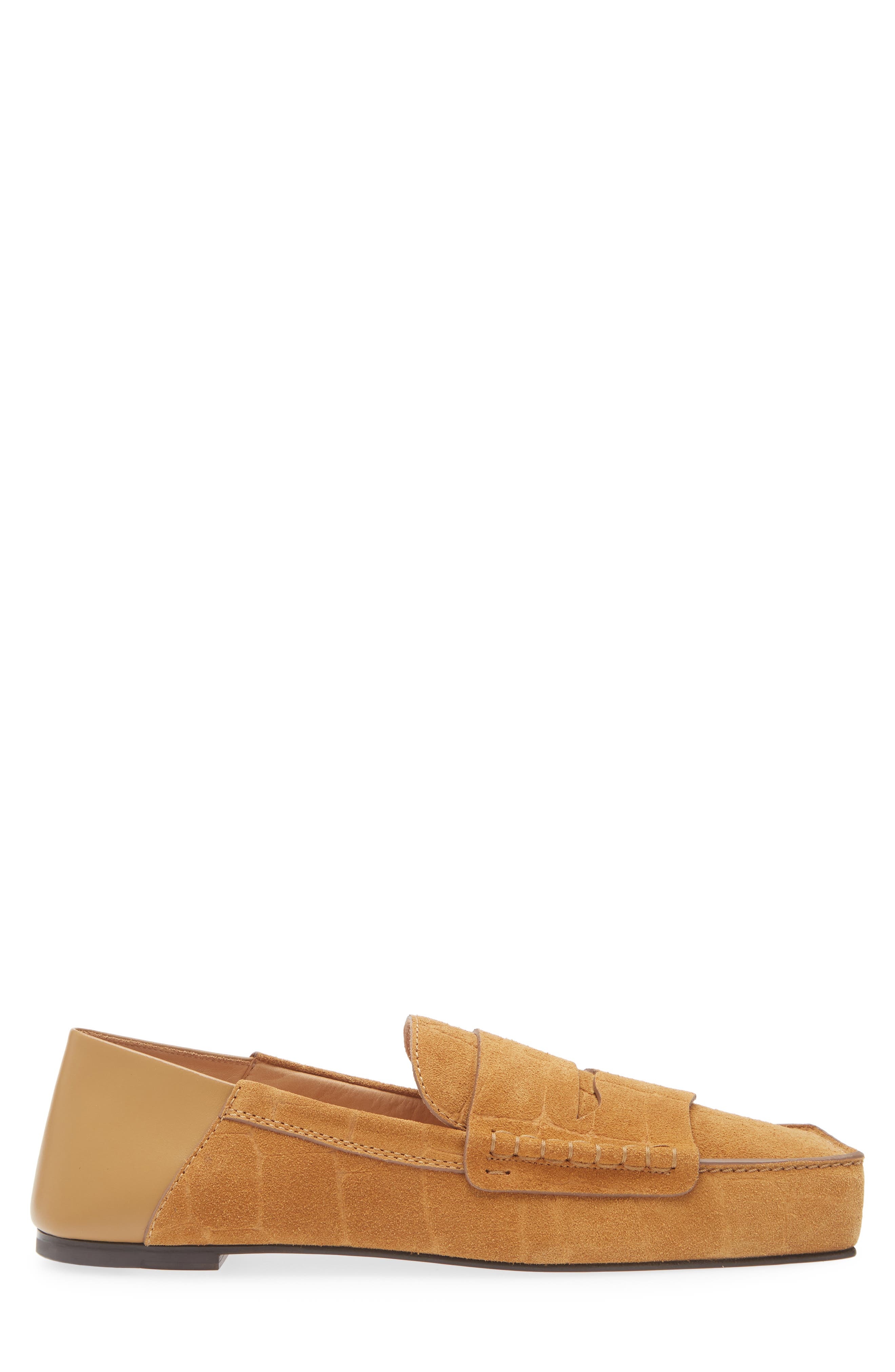 Jacquemus La Croisière The Carrè Penny Loafer in Camel at Nordstrom - 3