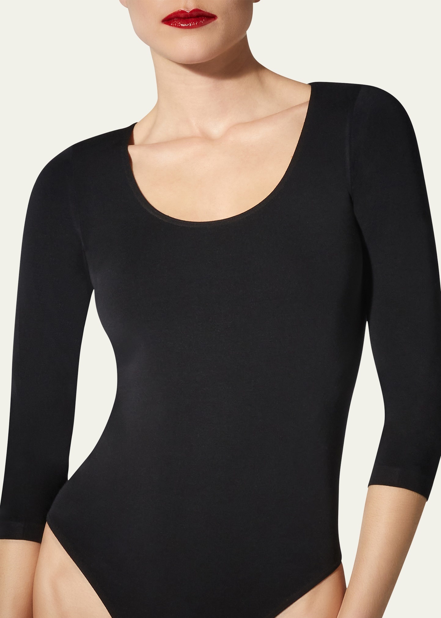 Tokio 3/4-Sleeve String Bodysuit - 4