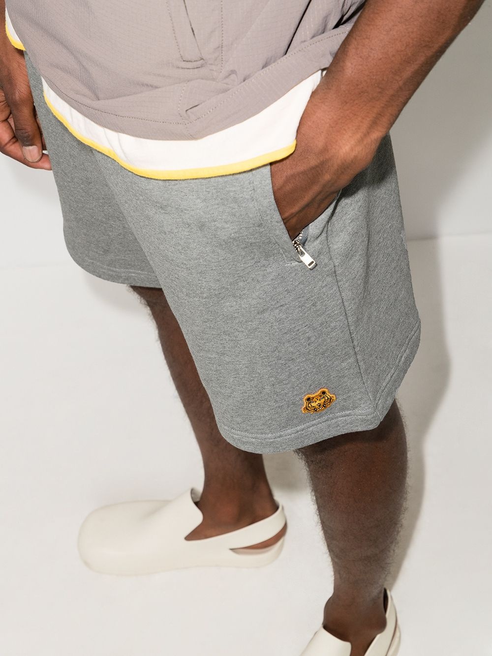 Tiger Crest cotton shorts - 4