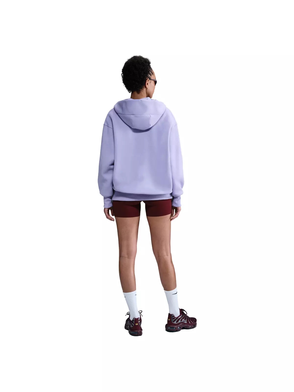Women's Sportswear Phoenix Fleece Oversized Full-Zip Jacket -Purple - 2