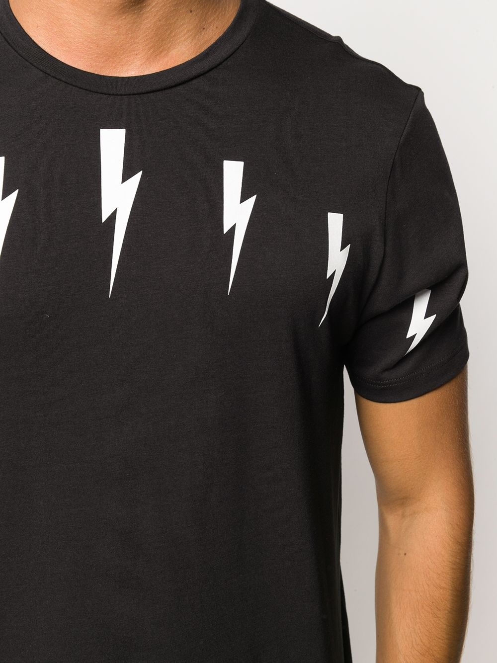 Thunderbolt print T-shirt - 5