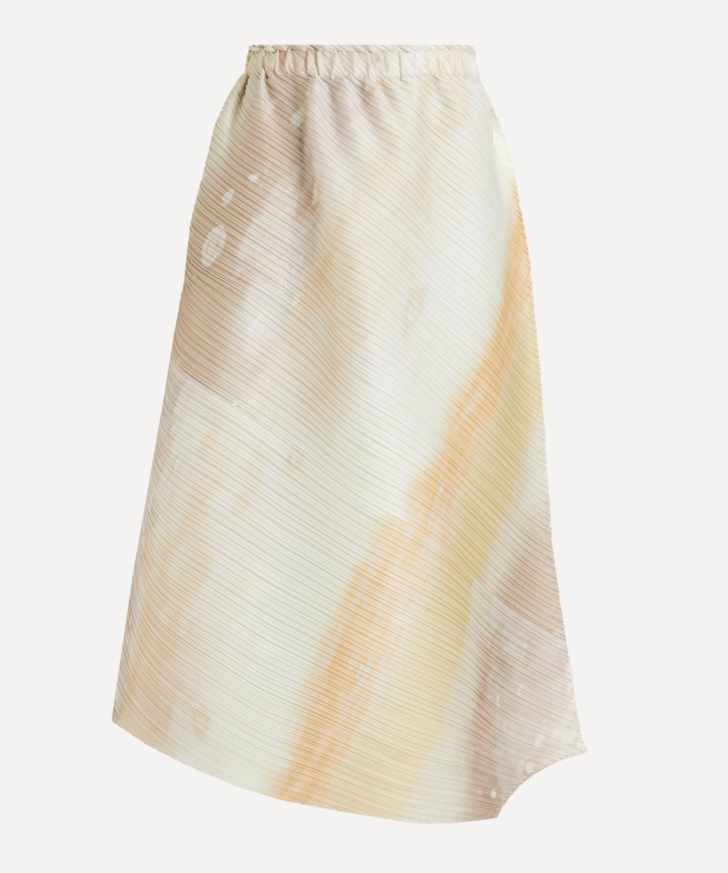 SEA BUBBLE Pleated Midi Skirt - 1