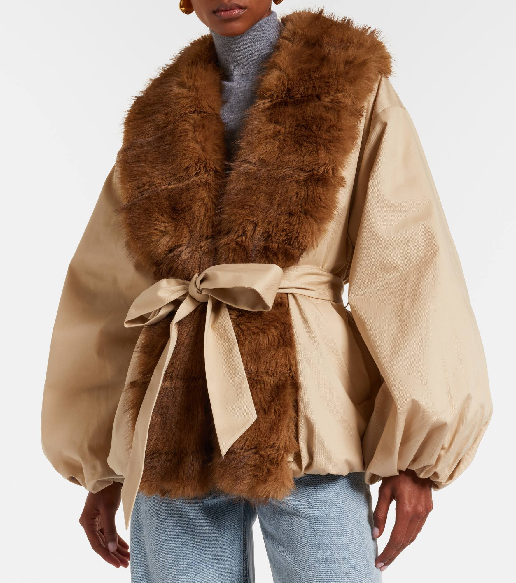 Anneloes belted jacket - 6