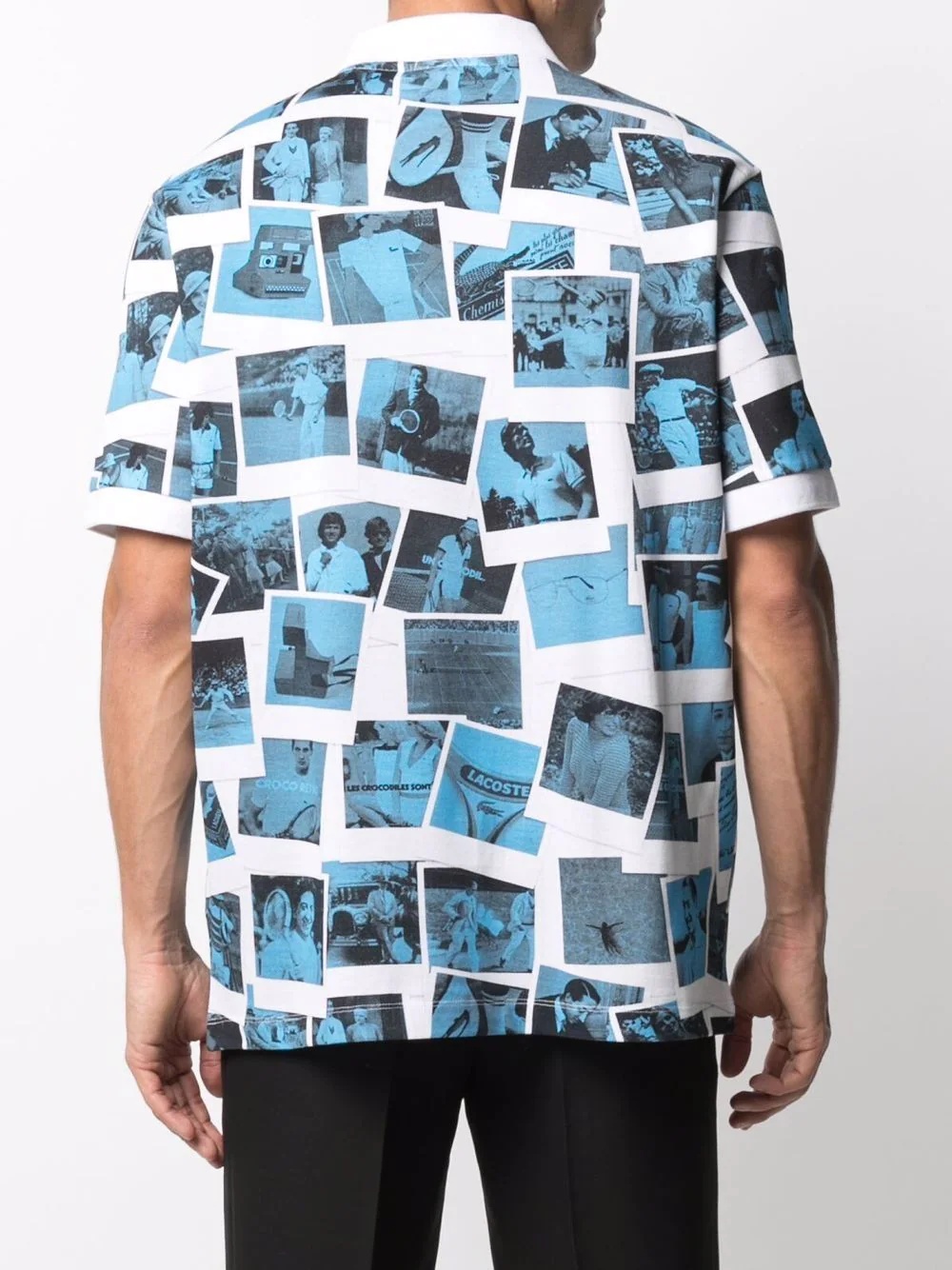 x Polaroïd photograph-print polo shirt - 4