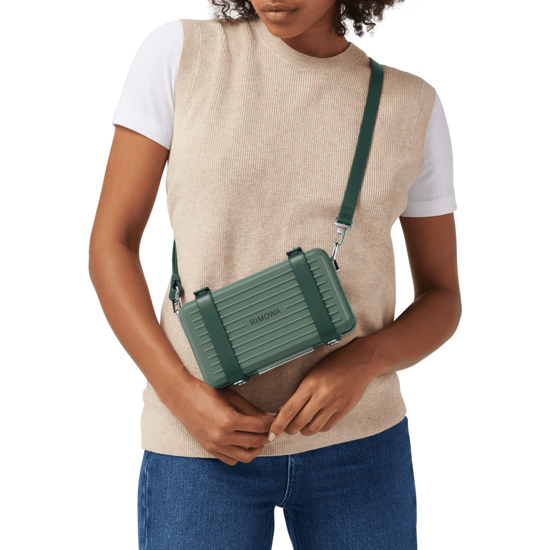 [Cocomana]Rimowaのpersonalクロスボ Personal - Aluminum Cross-Body Bag | Silver | RIMOWA
