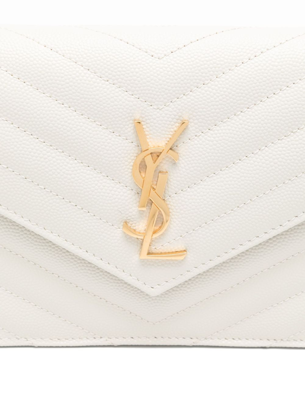 small Cassandre leather clutch bag - 4