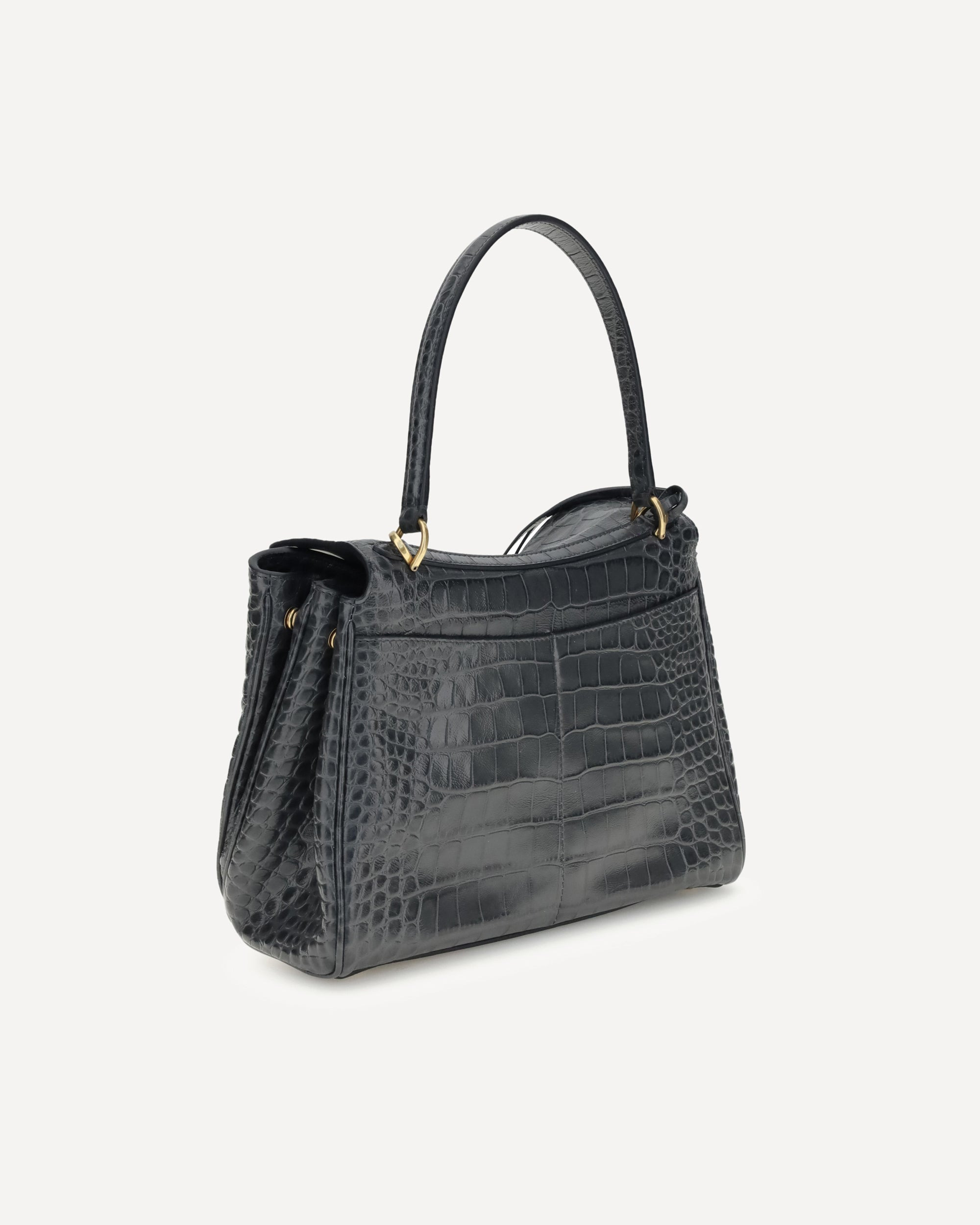 Rodeo Shoulder Bag in crocodile-print leather - 3
