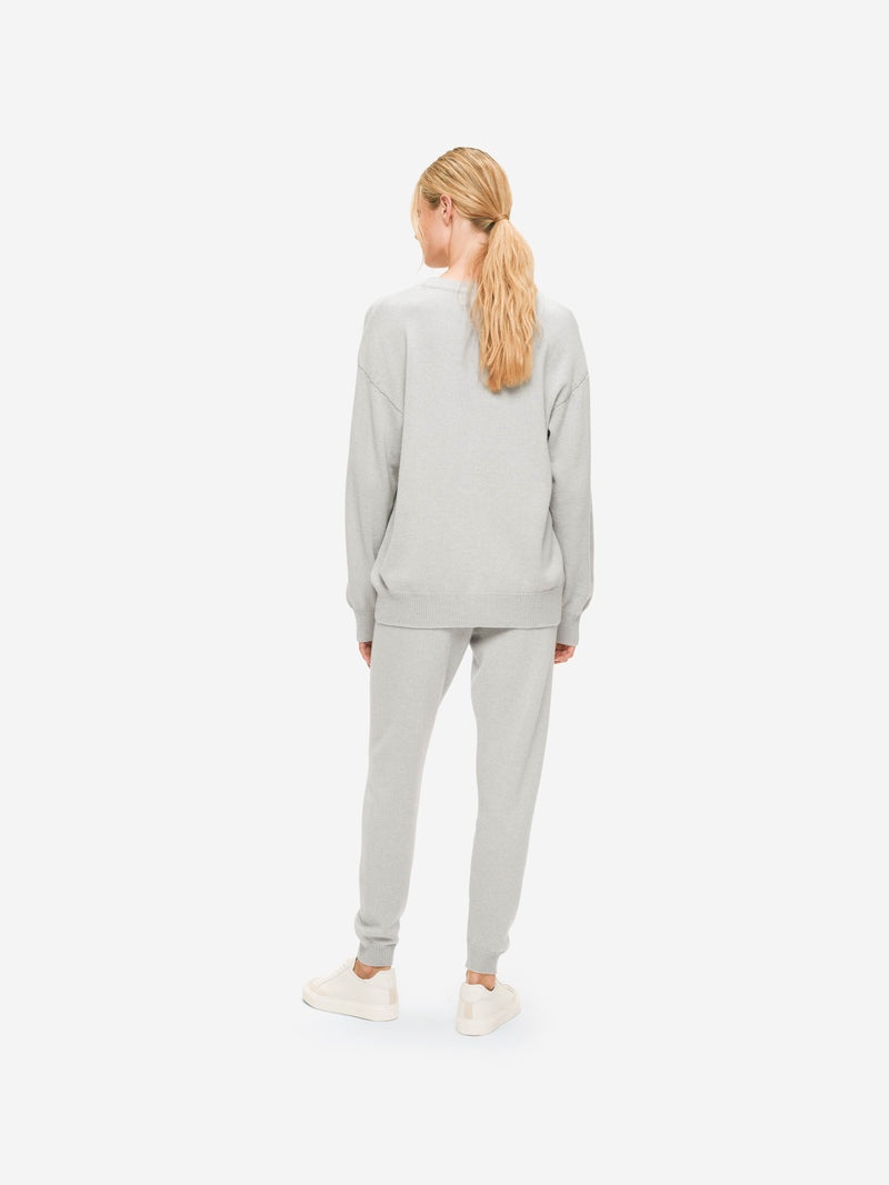 Women's Relaxed Sweater Daphne Cashmere Silver - 4