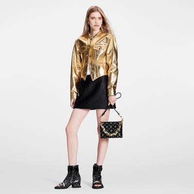 Louis Vuitton Golden Denim Tailcoat Jacket outlook