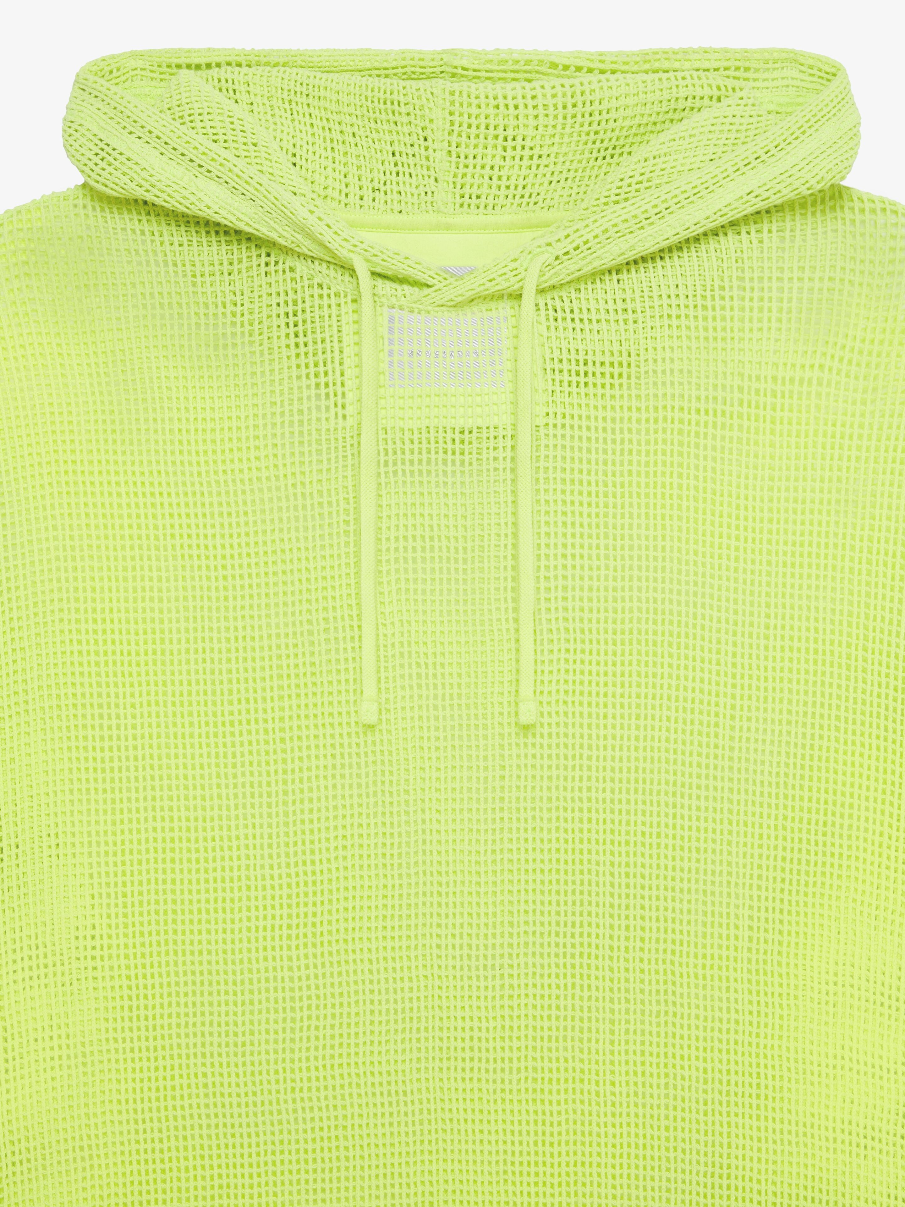 HOODED T-SHIRT IN MESH - 5