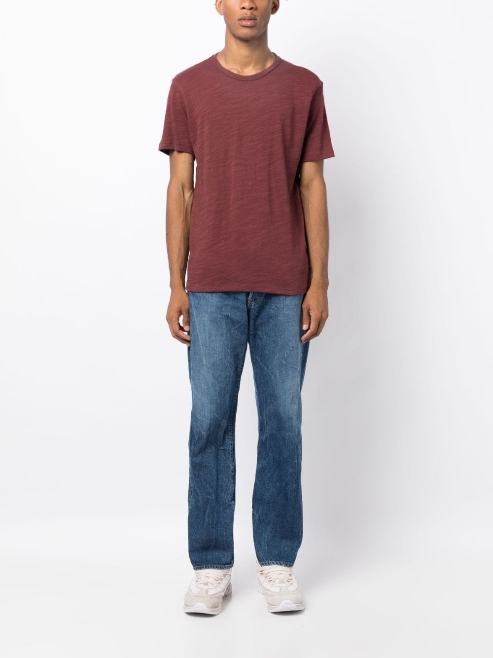 round-neck cotton T-shirt - 2