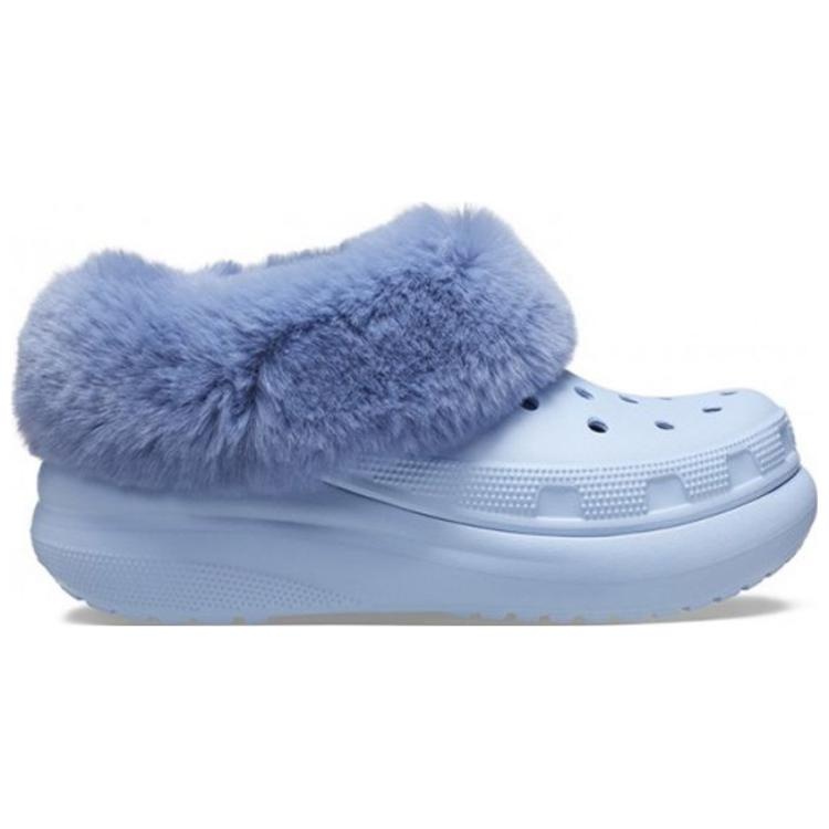 (WMNS) Crocs Furever Crush Shoe Clogs 'Blue' 208446-4NS - 3