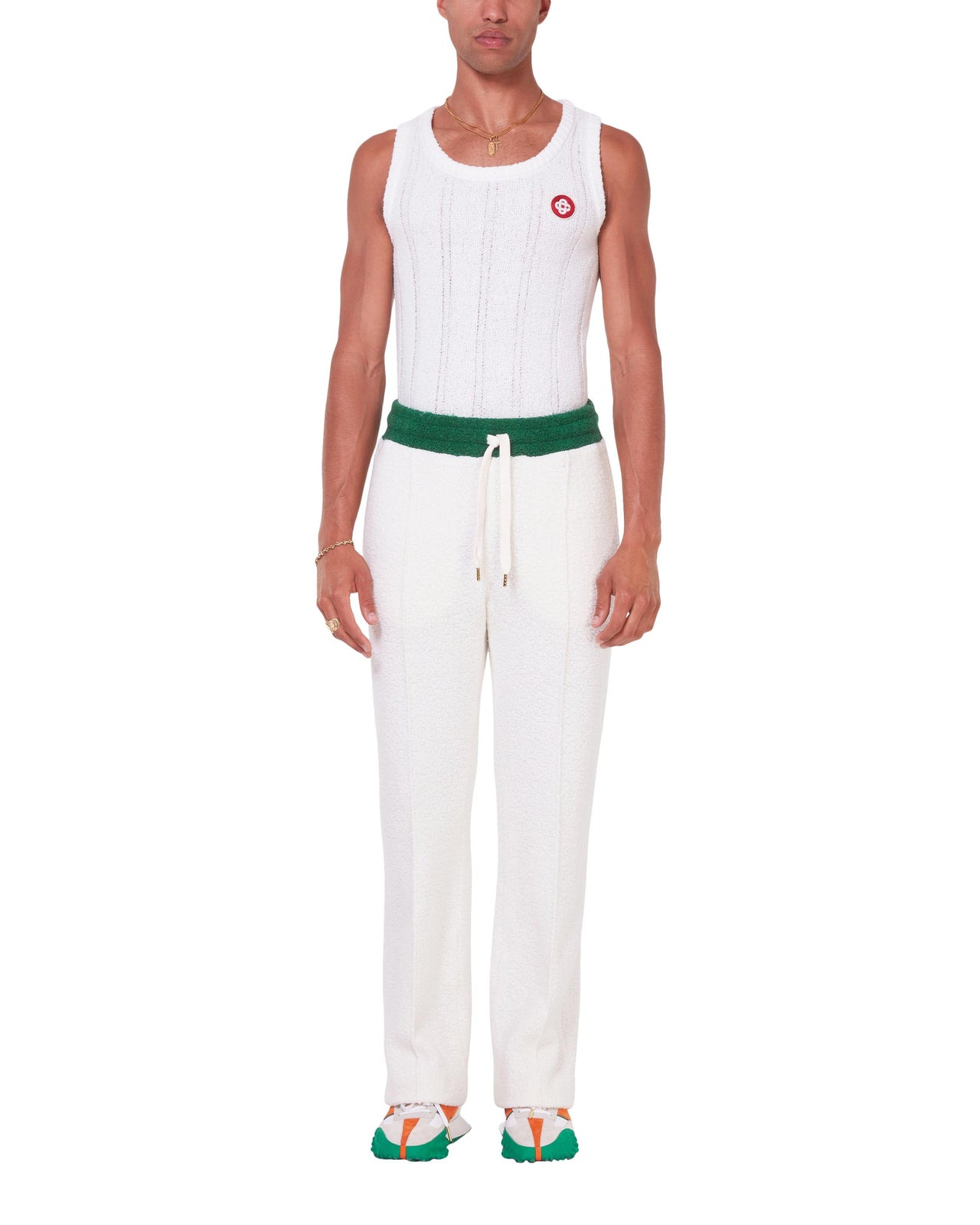 Off-White Cashmere Colour Block Sweatpants - 2