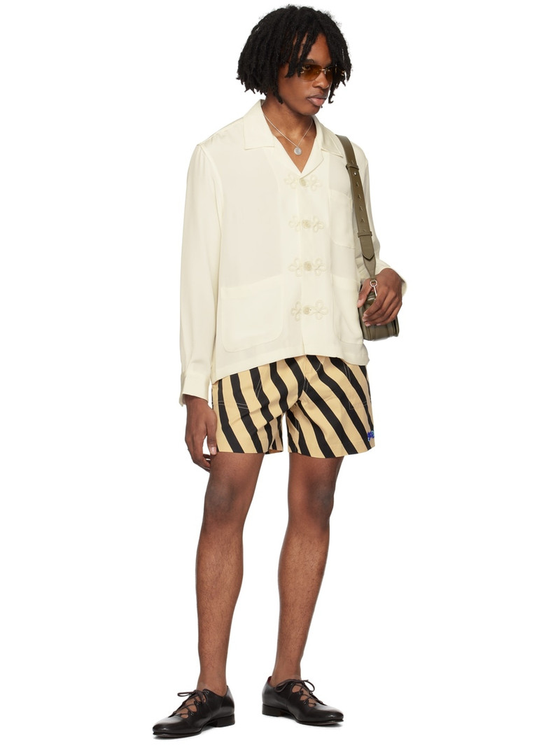 BODE Yellow & Black Domino Shorts outlook