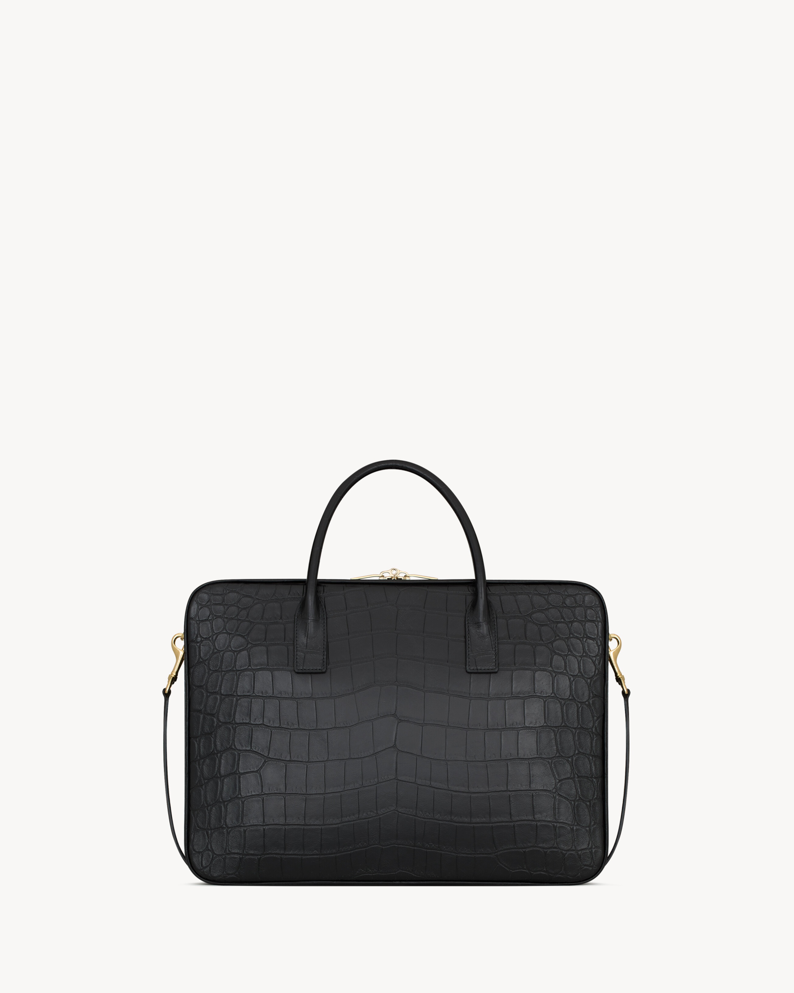 SAC DE JOUR LARGE SLIM BAULETTO BAG IN ALLIGATOR - 2