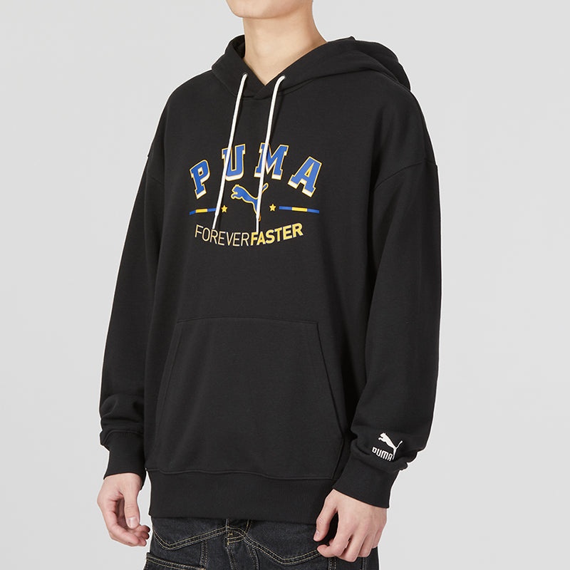 PUMA Team Graphic Hoodie 'Black' 622274-01 - 5