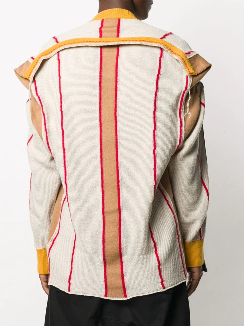 deconstructed crew neck sweatshirt 5