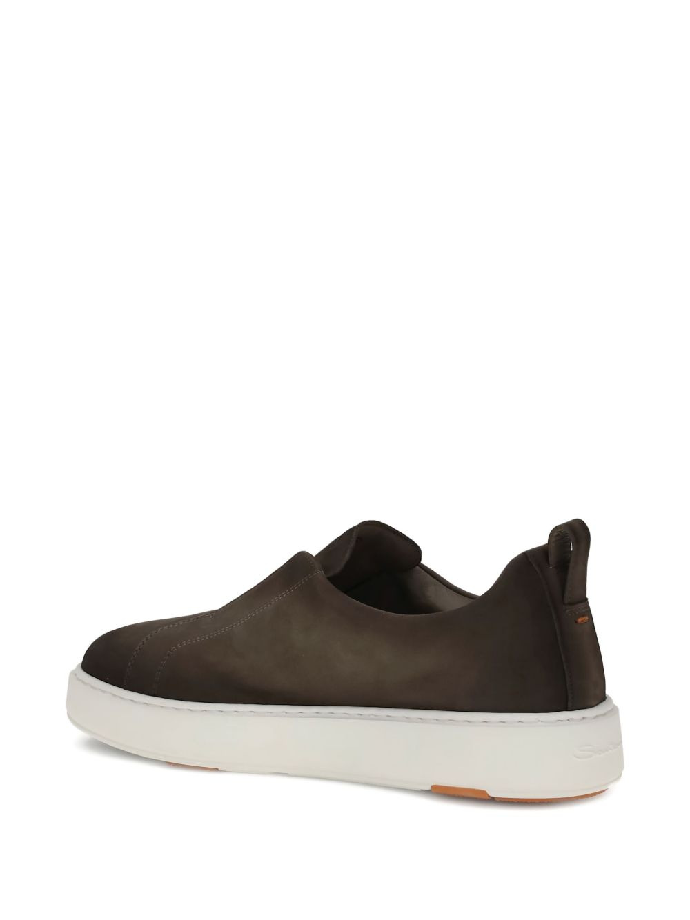 slip-on leather sneakers - 3
