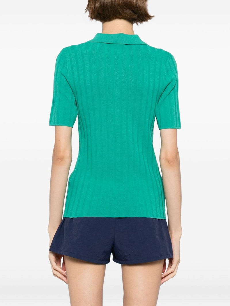 SRC ribbed polo top 4