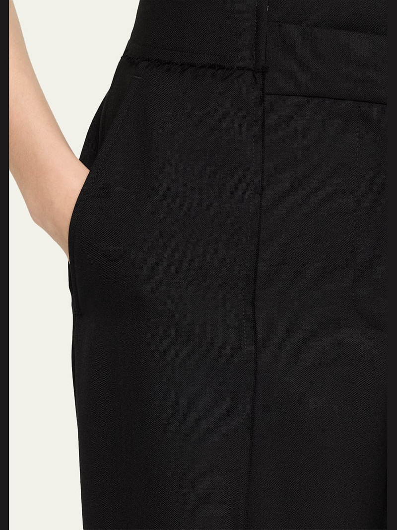 Azora Paneled Wool Trousers 5