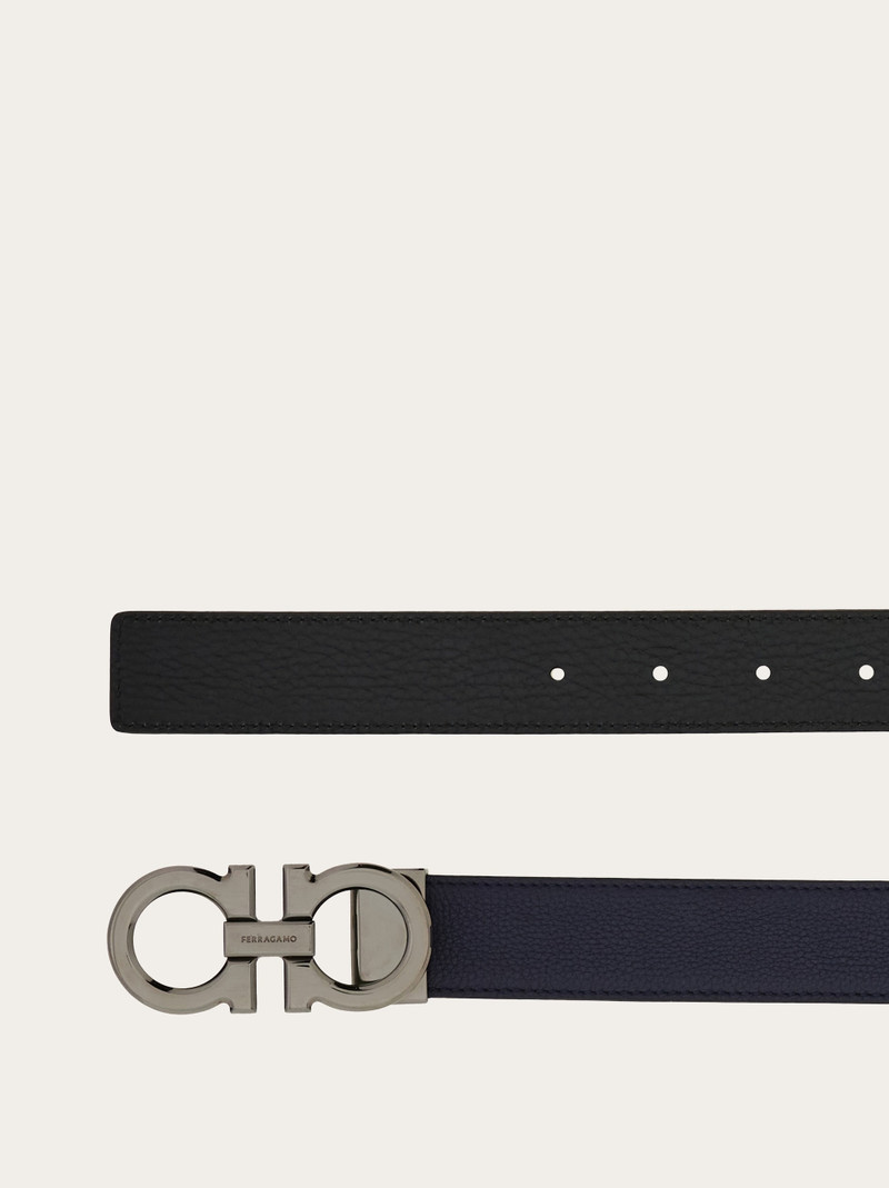 FERRAGAMO Reversible and adjustable Gancini belt outlook