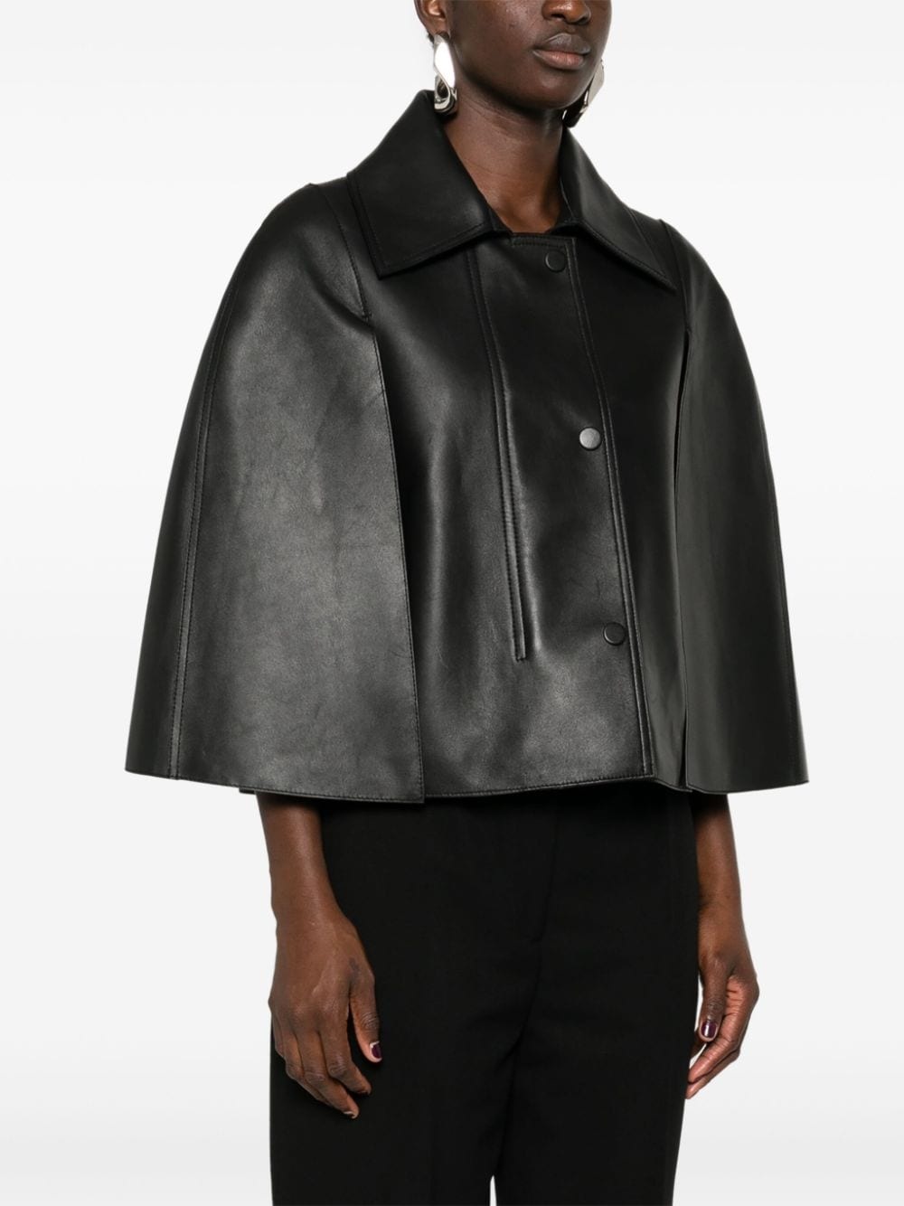 leather cape - 3