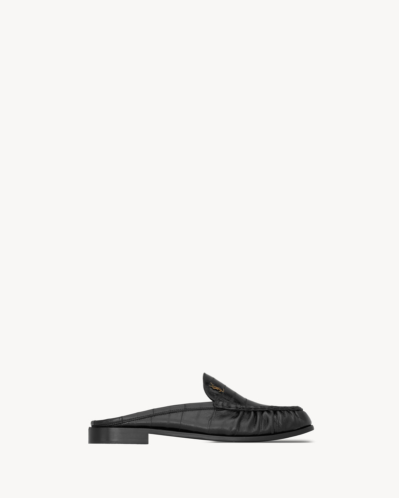 LE LOAFER MULES IN EEL - 1