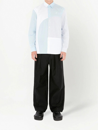 JW Anderson embroidered-logo detail shirt outlook