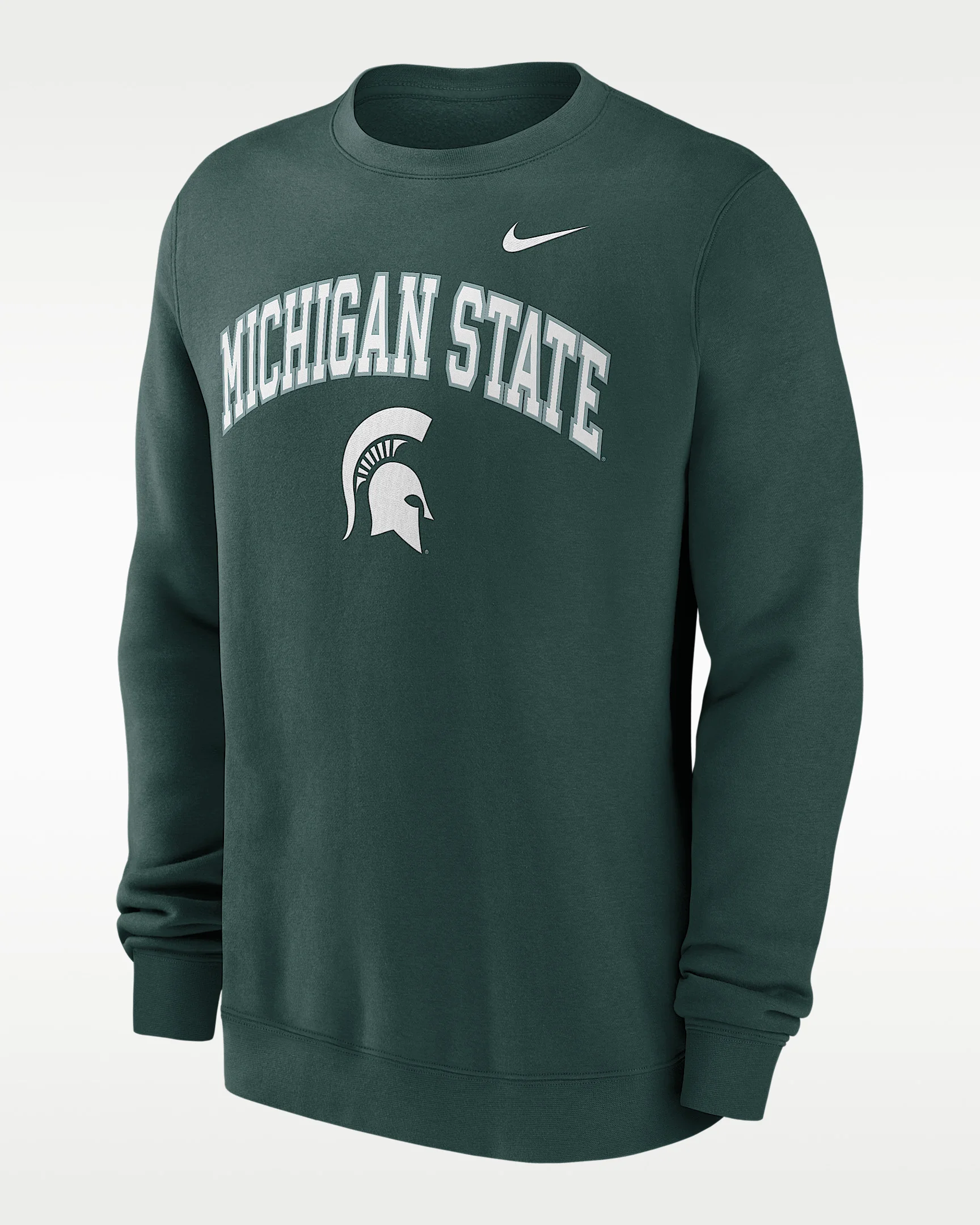 Michigan State Arch Men's Nike College Pullover Crew - 1