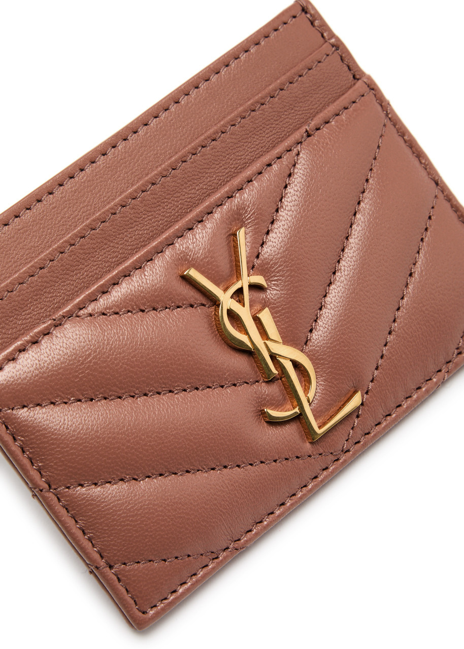Saint Laurent Cassandre Quilted Leather Card Holder - 3