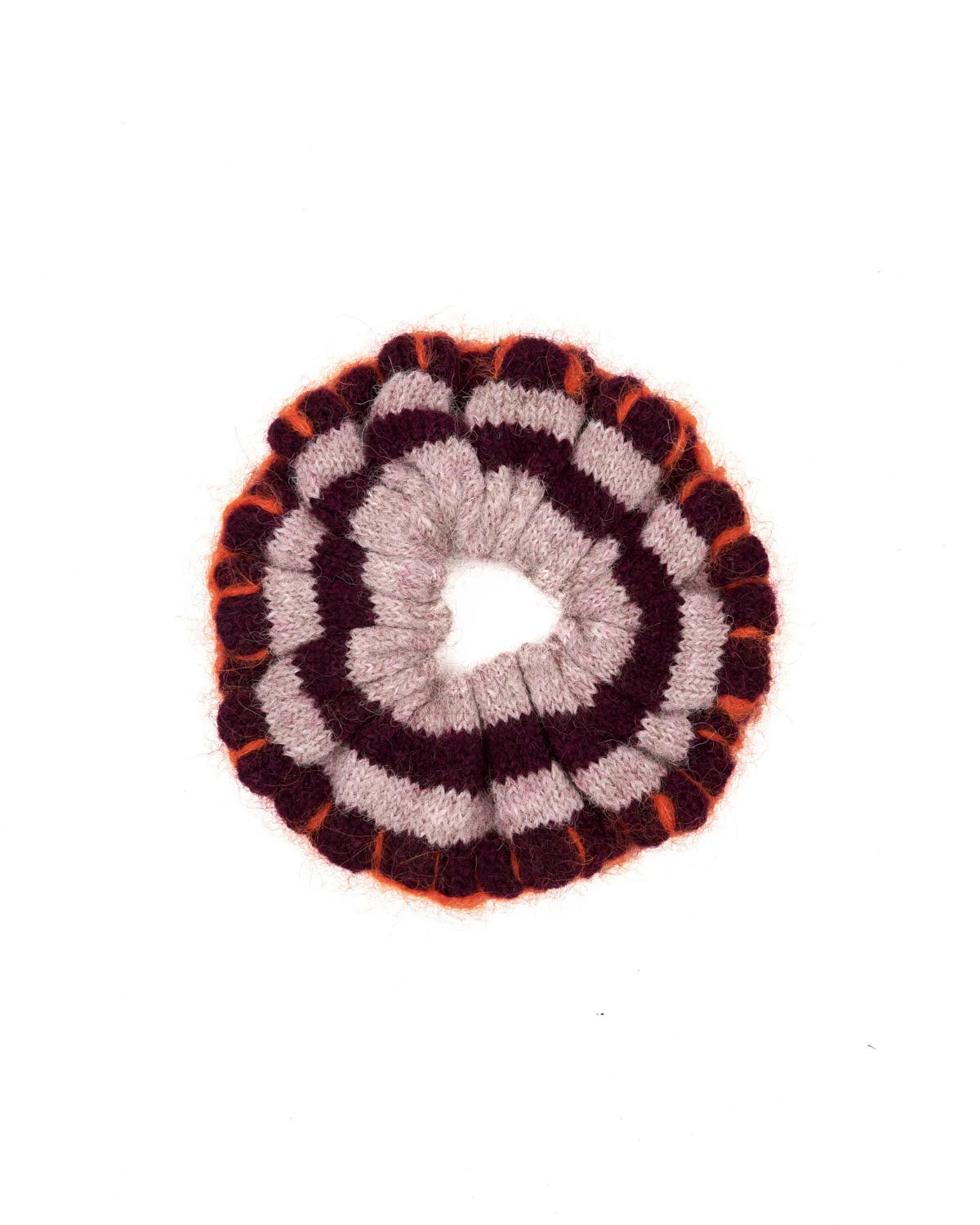 Lulu Stripe Scrunchie - Red Multi - 1