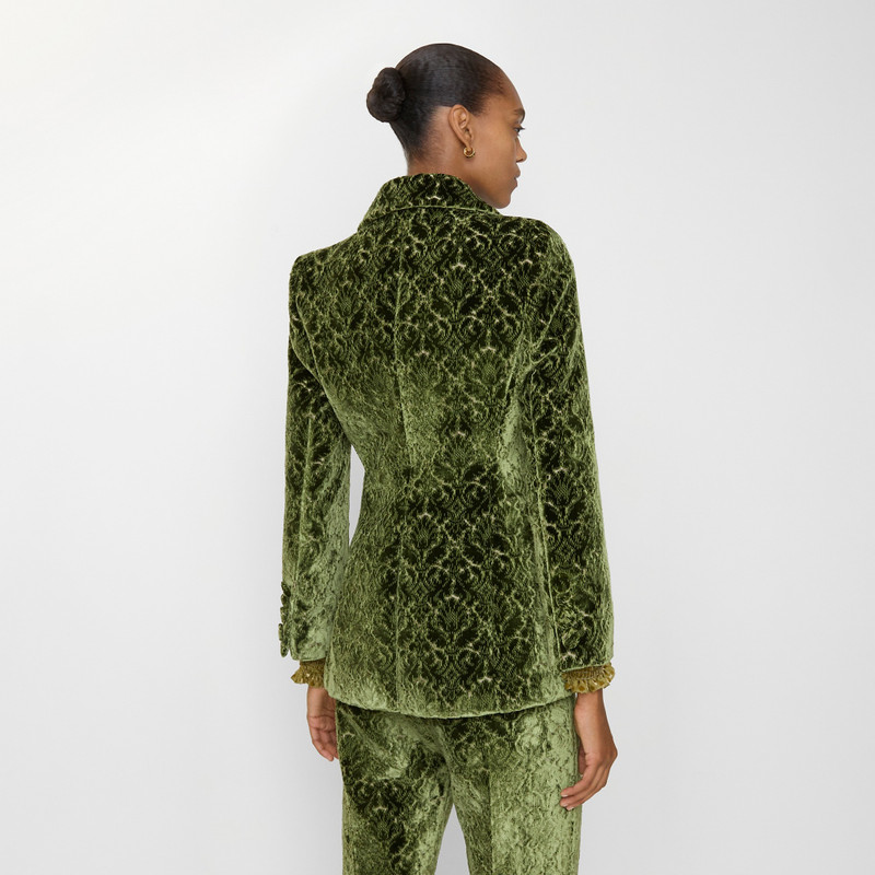 Baroque Velvet Blazer 3