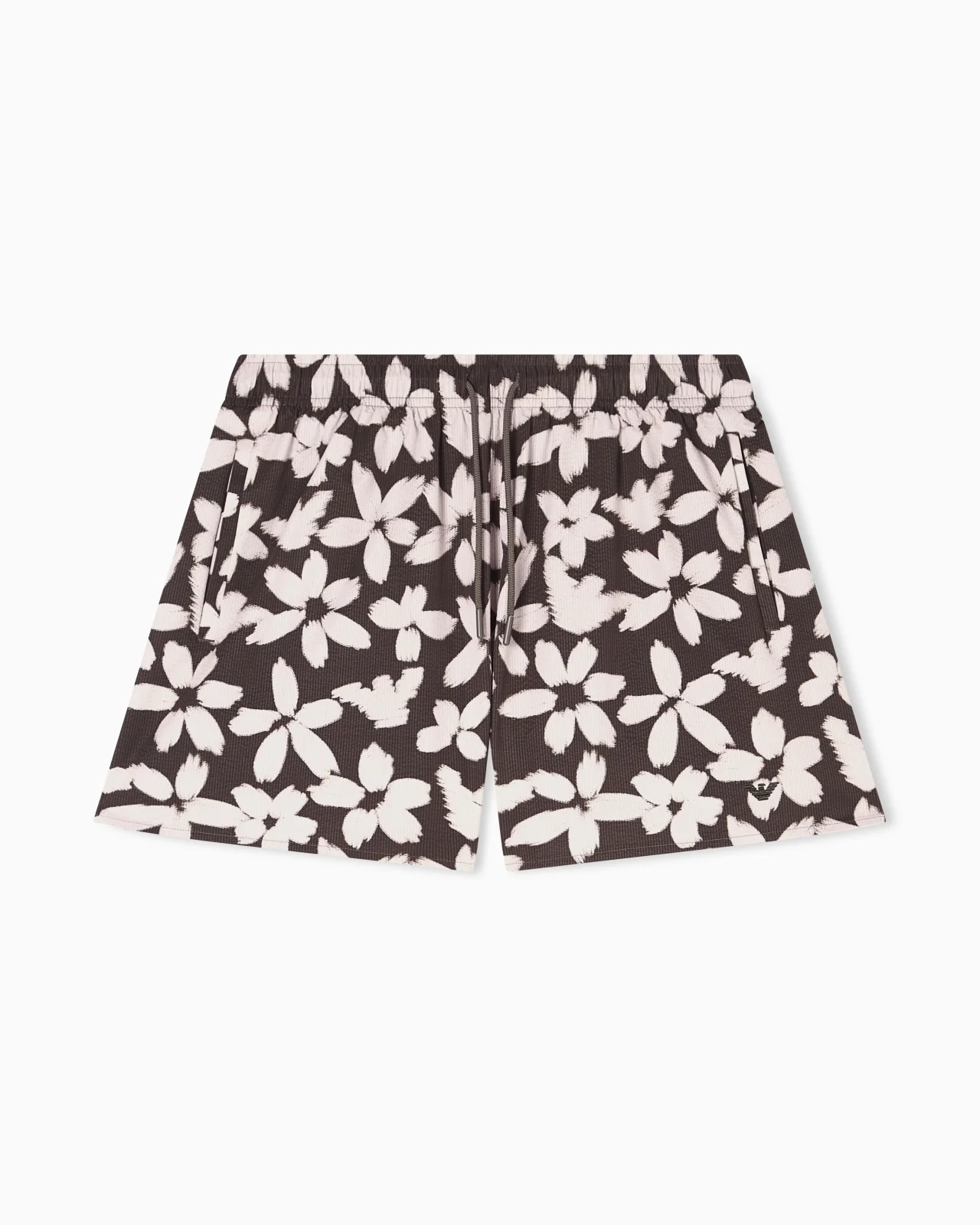 FLOWER EAGLE PATTERNED SWIM SHORTS - 1
